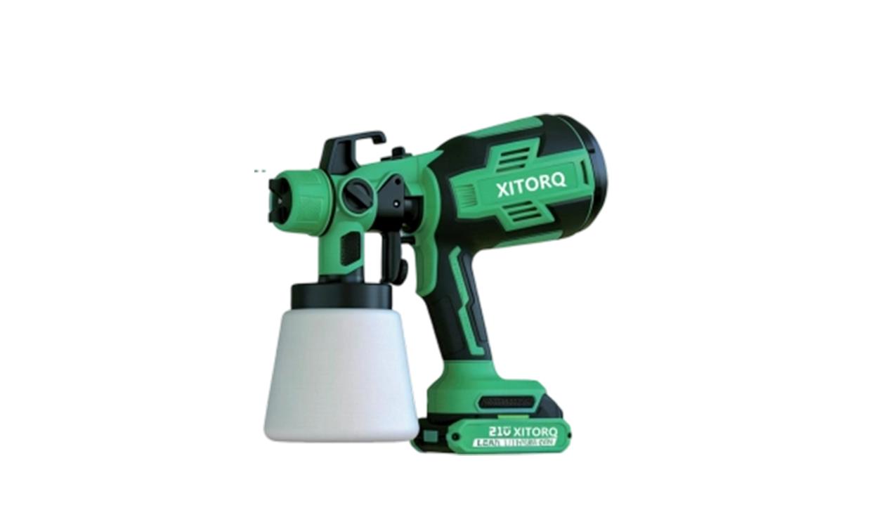 21V lithium-ion draadloos spuitpistool (klein vliegtuigmodel) - Hogedrukverneveling, geen compressor nodig