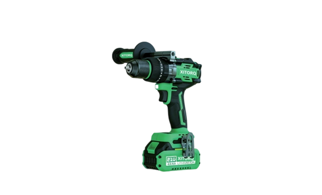 XJ.615 21V lithium-ion borstelloze boorhamer/schroevendraaier — 140N·m koppel, hamer/boor dubbele modus