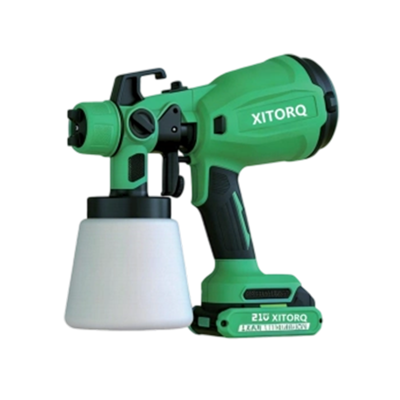 21V lithium-ion draadloos spuitpistool (MT-model) – industriële kwaliteit, 0-0,5 MPa instelbare druk 21V lithium-ion draadloos spuitpistool (MT-model) – industriële kwaliteit, 0-0,5 MPa instelbare druk